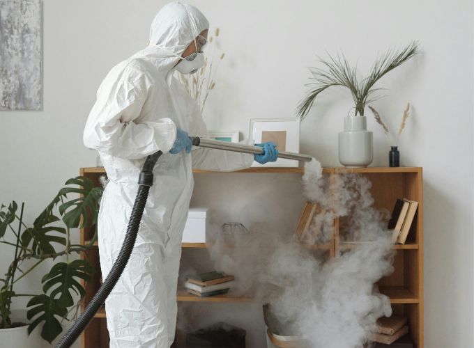 Eine Methode zur Bekämpfung von Termiten ist die Begasung.