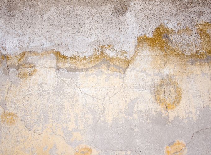 Schimmel von Holz entfernt