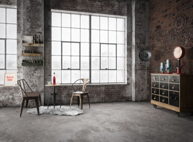 Cocina al estilo industrial